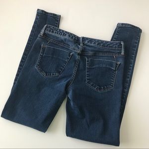 Dark wash mid rise jeggings size 4